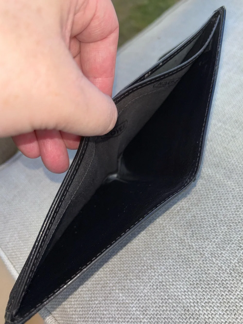 Coach black wallet leather est 1941 bifold